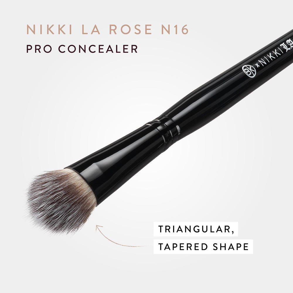 BK Beauty Nikki la Rose N16, poils véganes doux pour un fini sans traces.