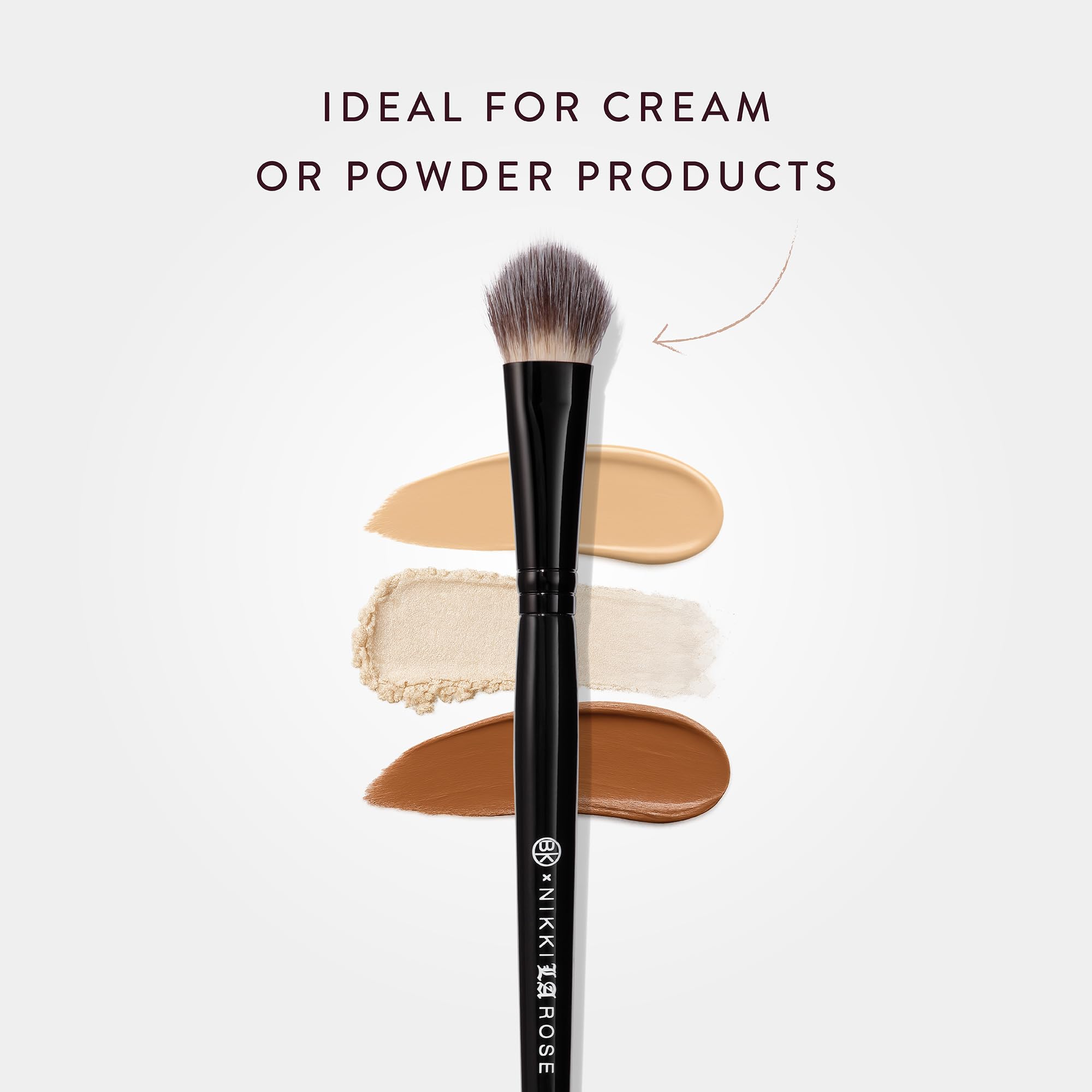 BK Beauty Nikki la Rose N16, parfait pour l’application précise autour des yeux.