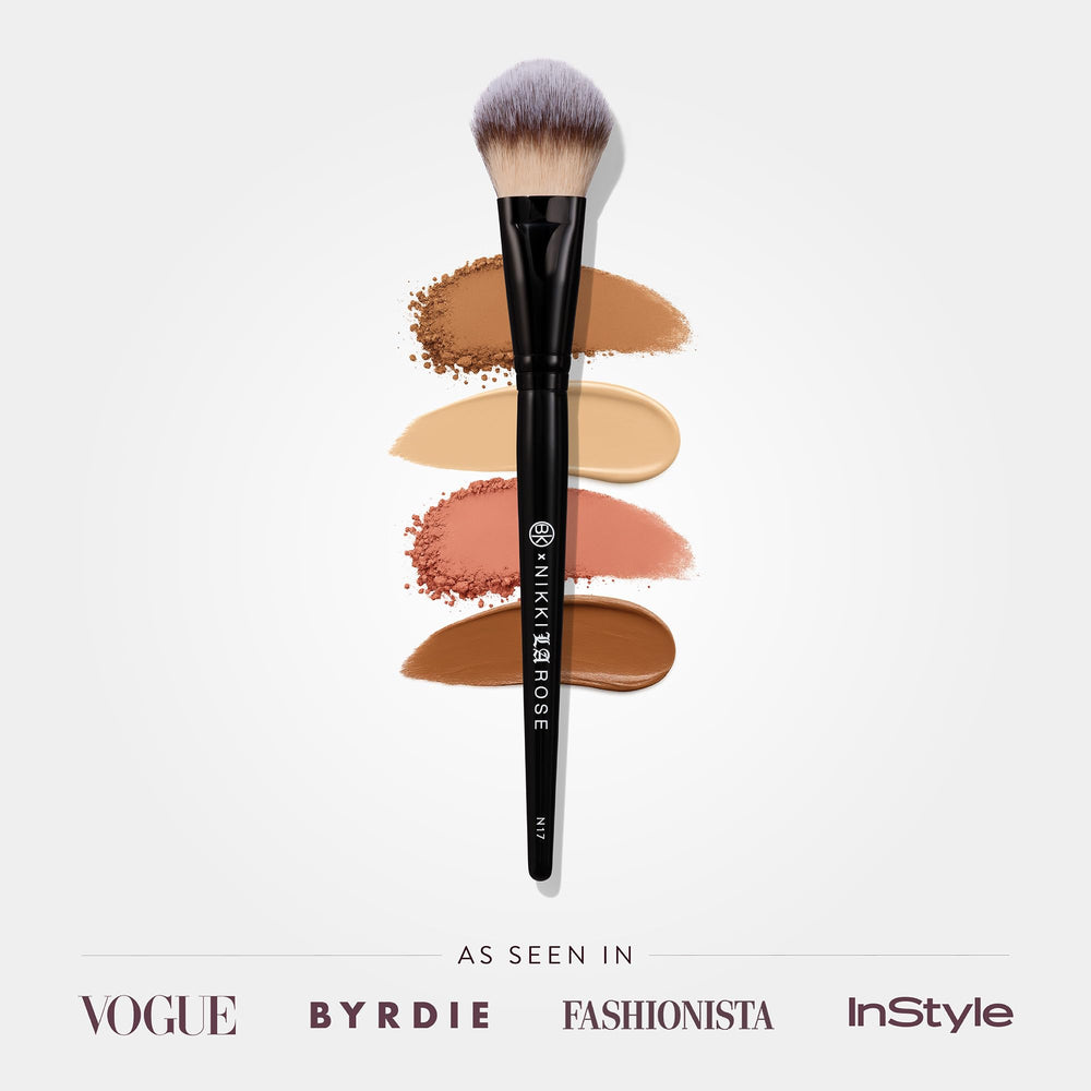 BK BEAUTY Nikki La Rose N17 brins vegan doux pour un fini lisse.