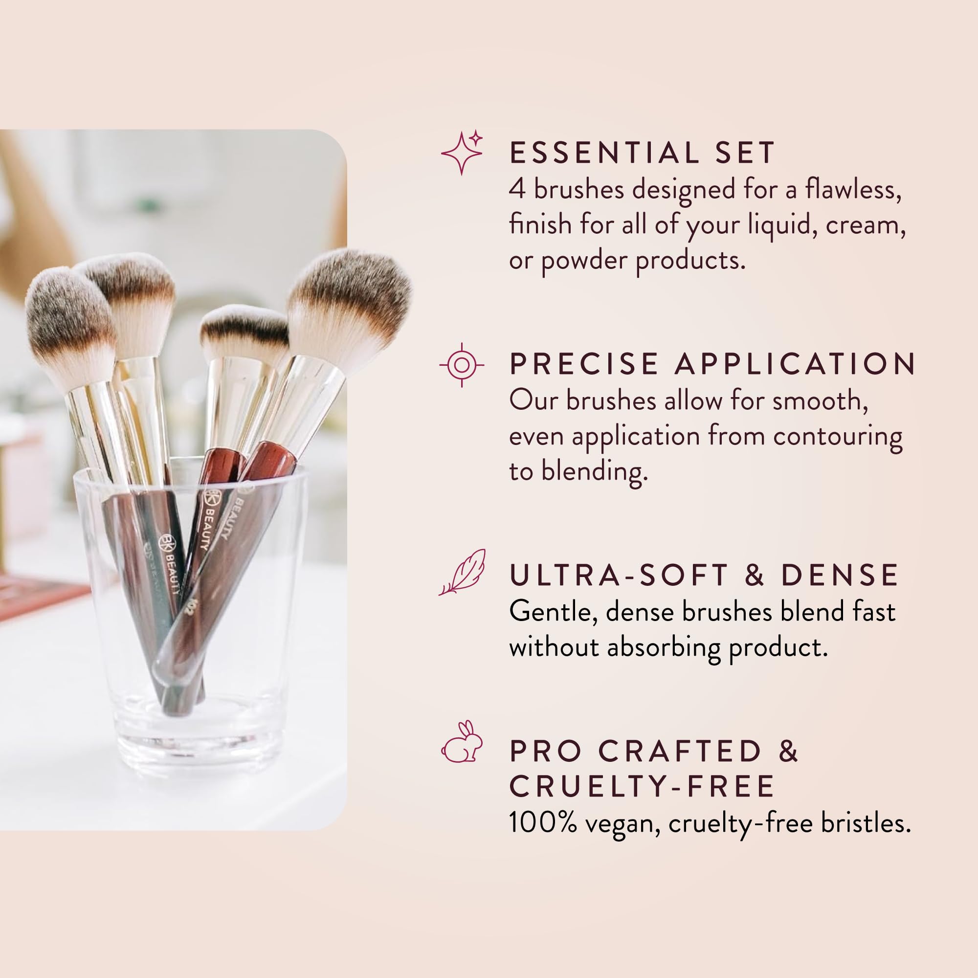 BK BEAUTY pinceau bronzer pour sculpter le visage avec finesse