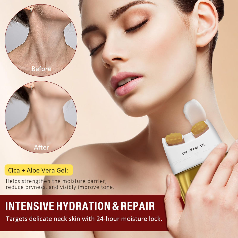 Système massage roller 360° favorisant absorption et circulation locale.