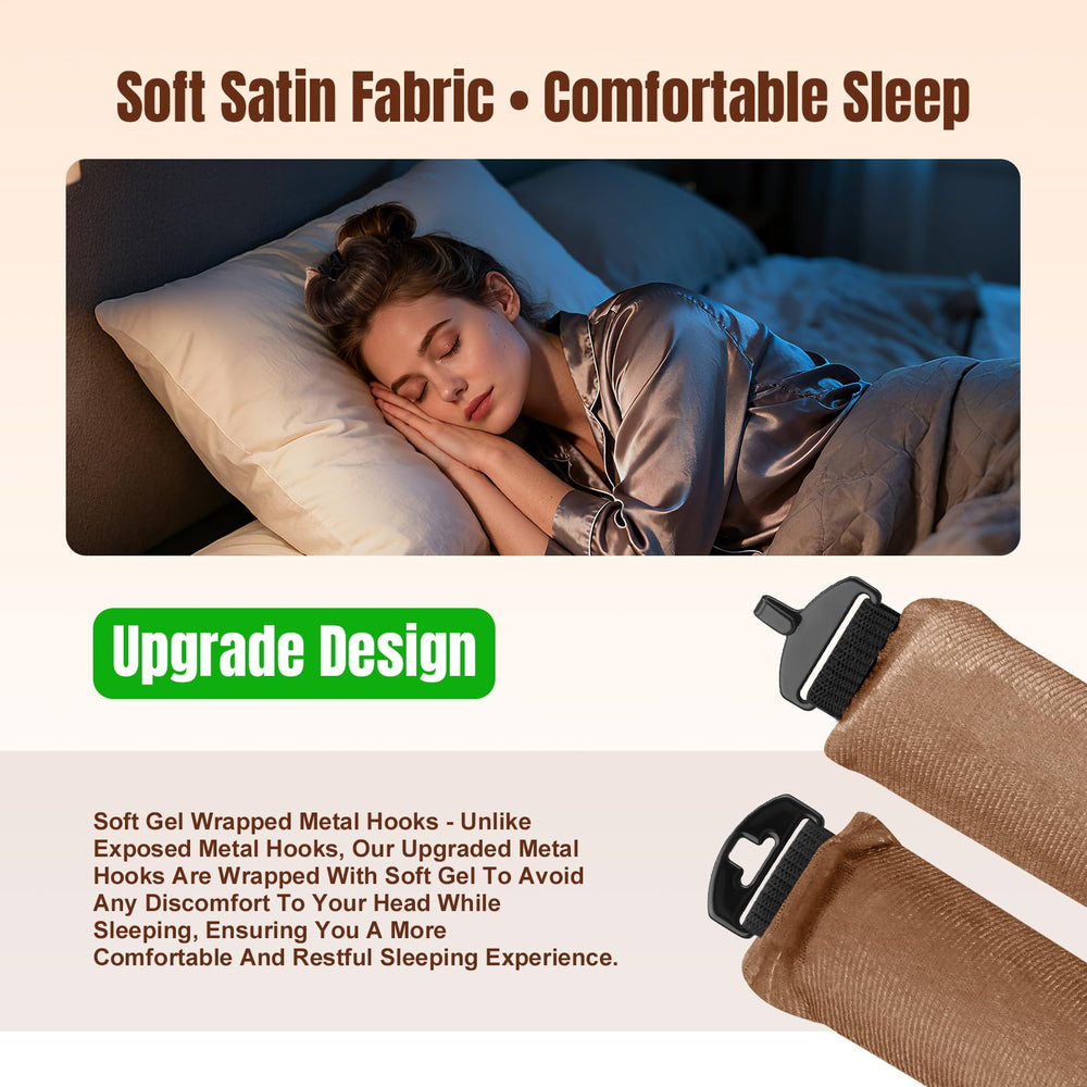BLAAROOM Rouleaux satin flexi sans chaleur pour coiffage confortable