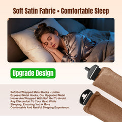 BLAAROOM Rouleaux satin flexi sans chaleur pour coiffage confortable