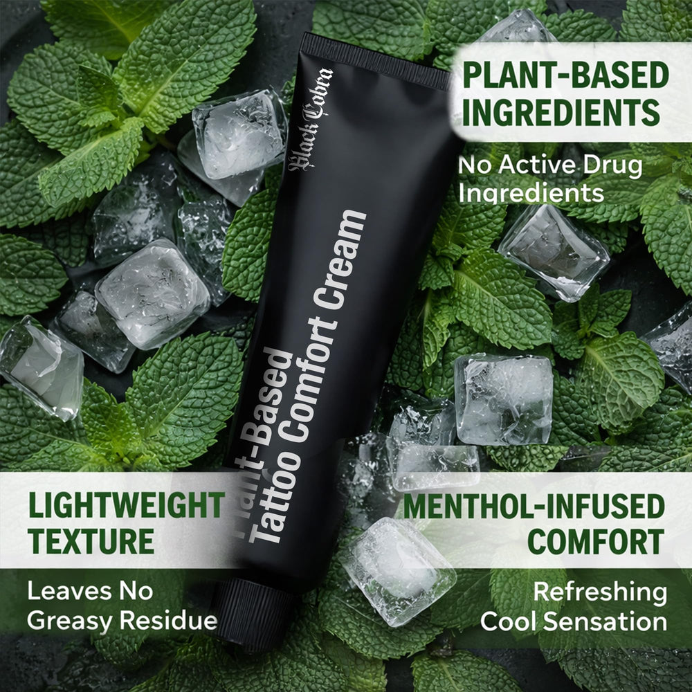 Crème Black Cobra – menthol naturel pour sensation fraîche sans résidu.