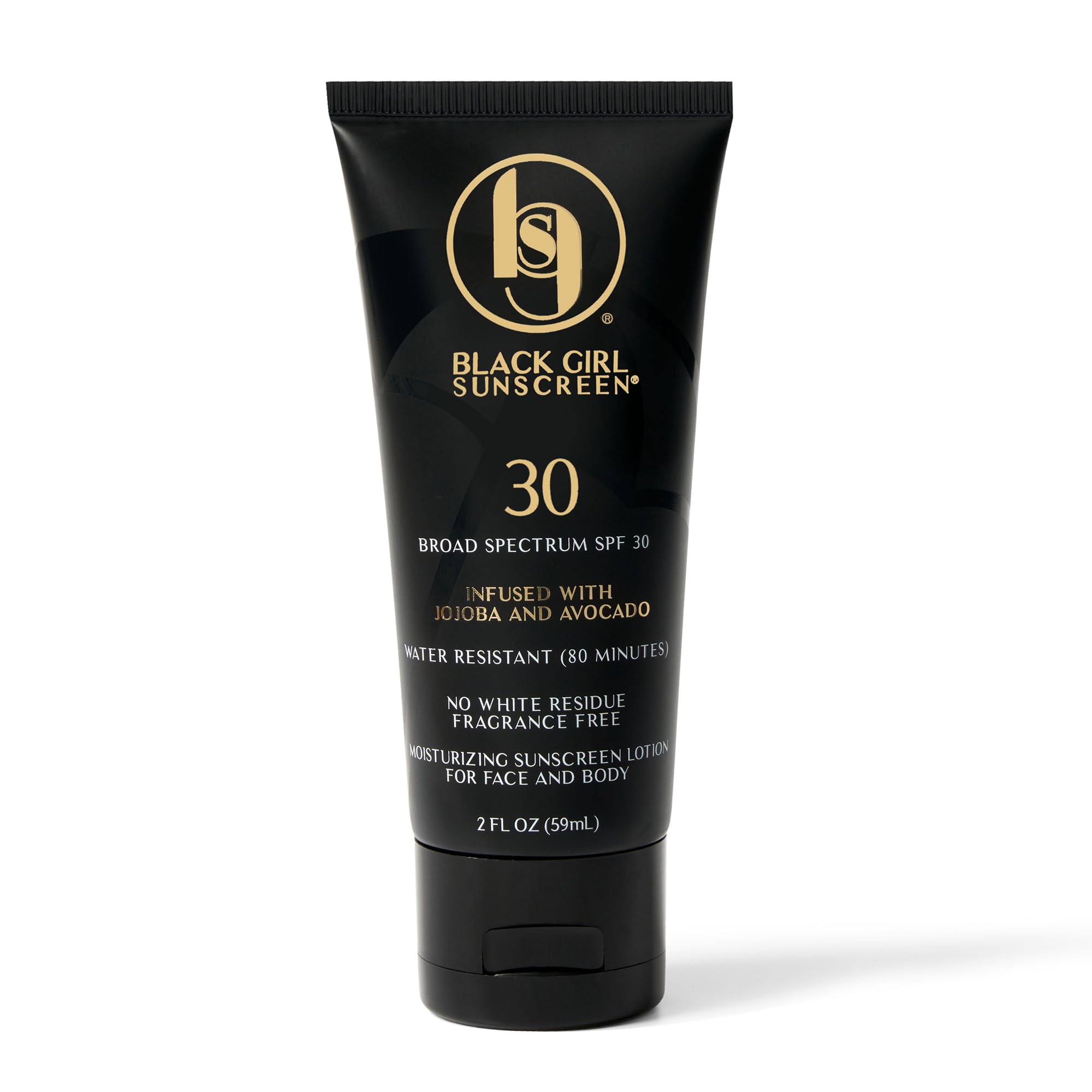 BLACK GIRL SUNSCREEN bouteille, application facile pour visage et corps