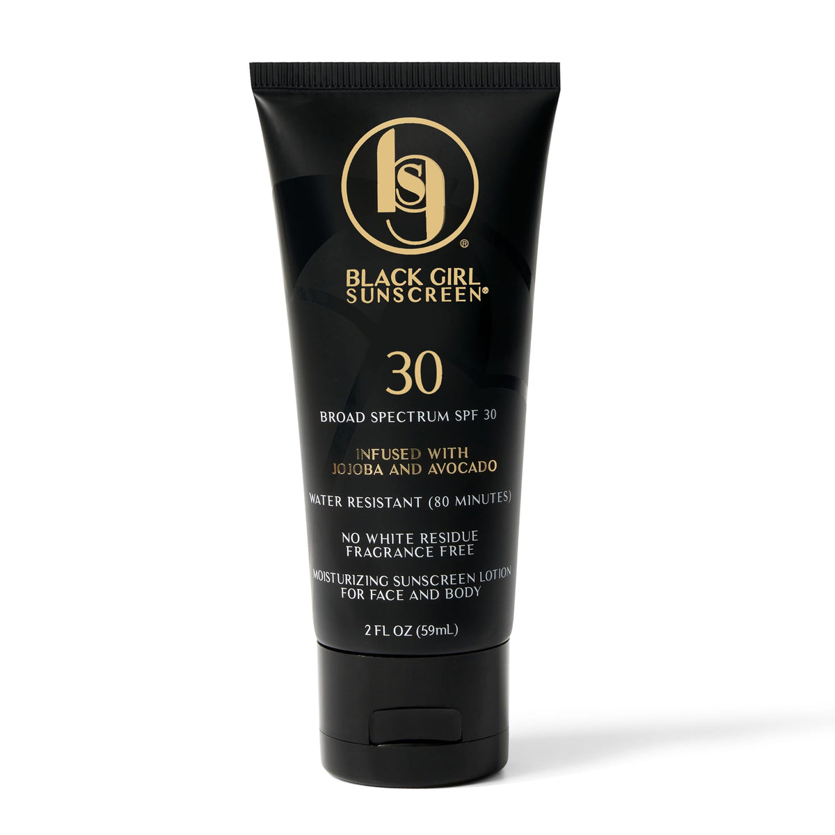 BLACK GIRL SUNSCREEN bouteille, application facile pour visage et corps