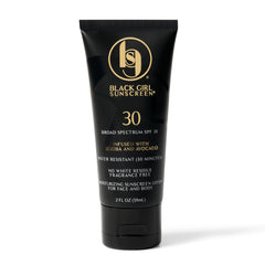 BLACK GIRL SUNSCREEN bouteille, application facile pour visage et corps