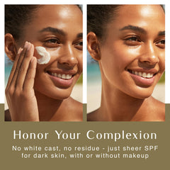 BLACK GIRL SUNSCREEN fini clair sans traces blanches sur toutes les carnations