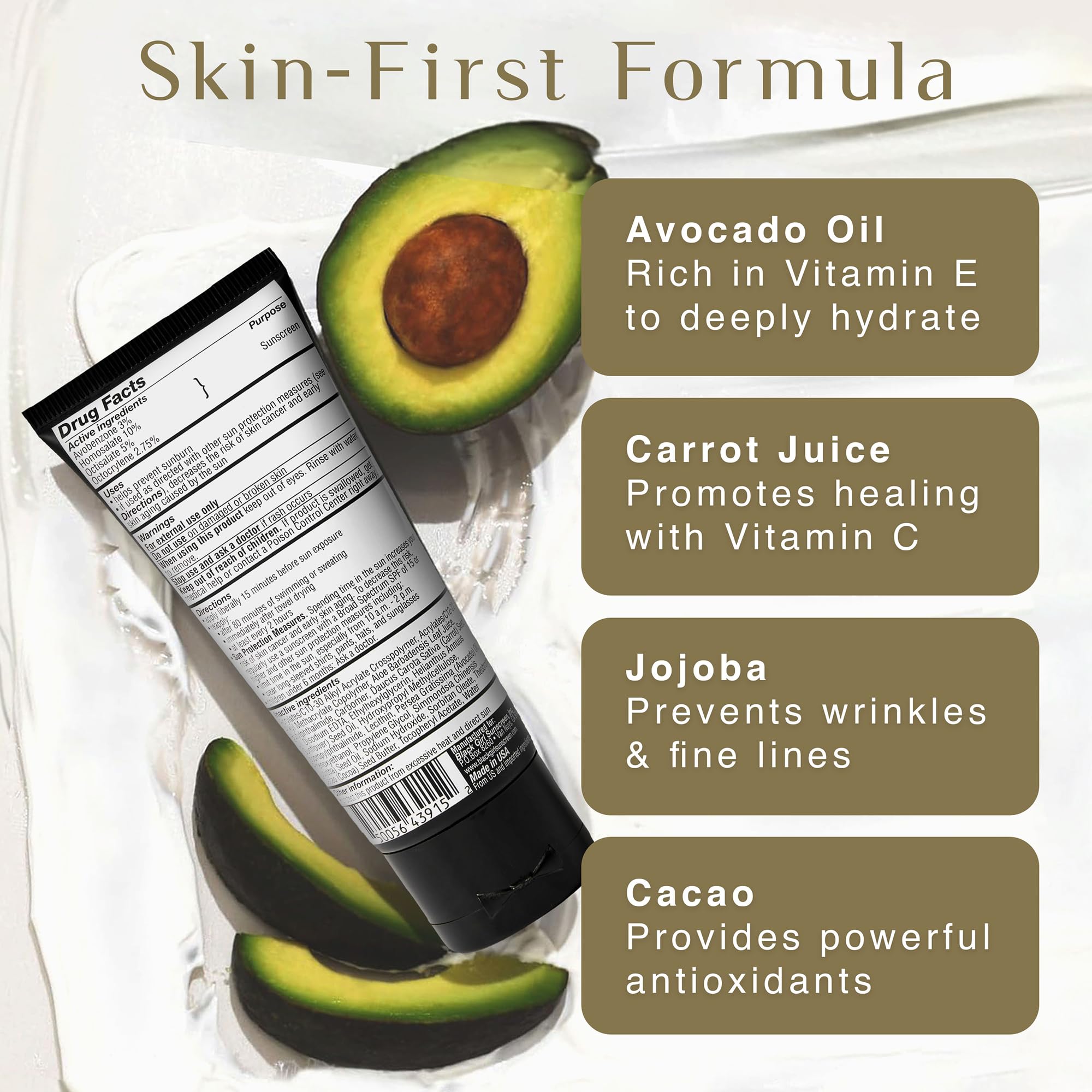 BLACK GIRL SUNSCREEN huile de jojoba nourrissante et légère