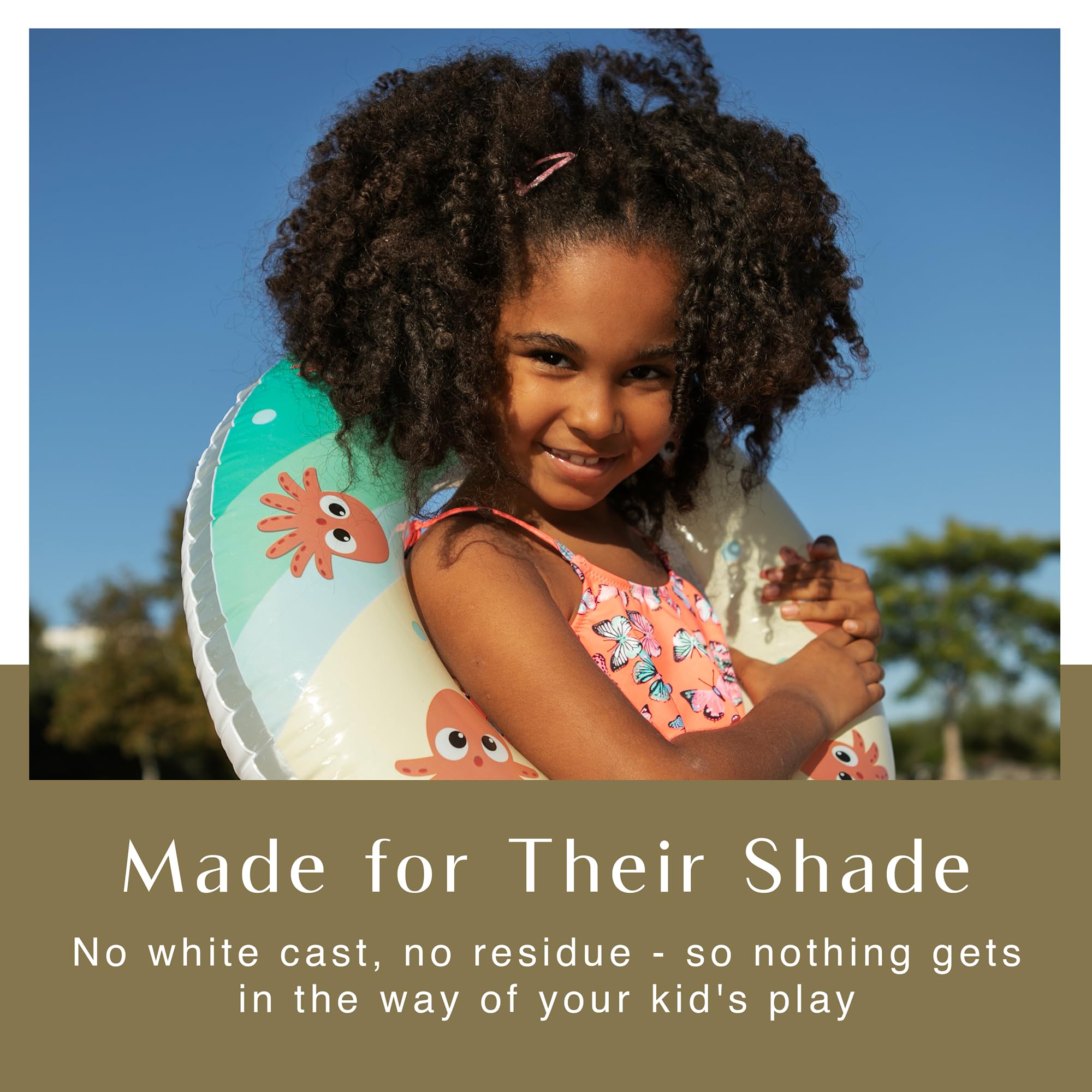 BLACK GIRL SUNSCREEN Kids dries clear on all skin tones