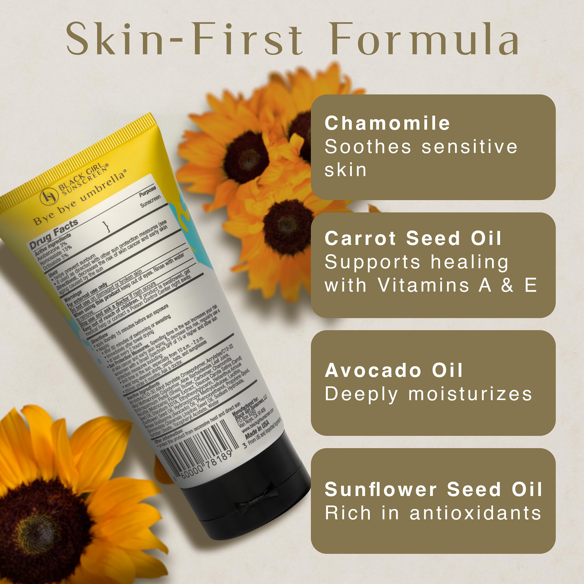BLACK GIRL SUNSCREEN Kids fragrance-free and parabens-free protection