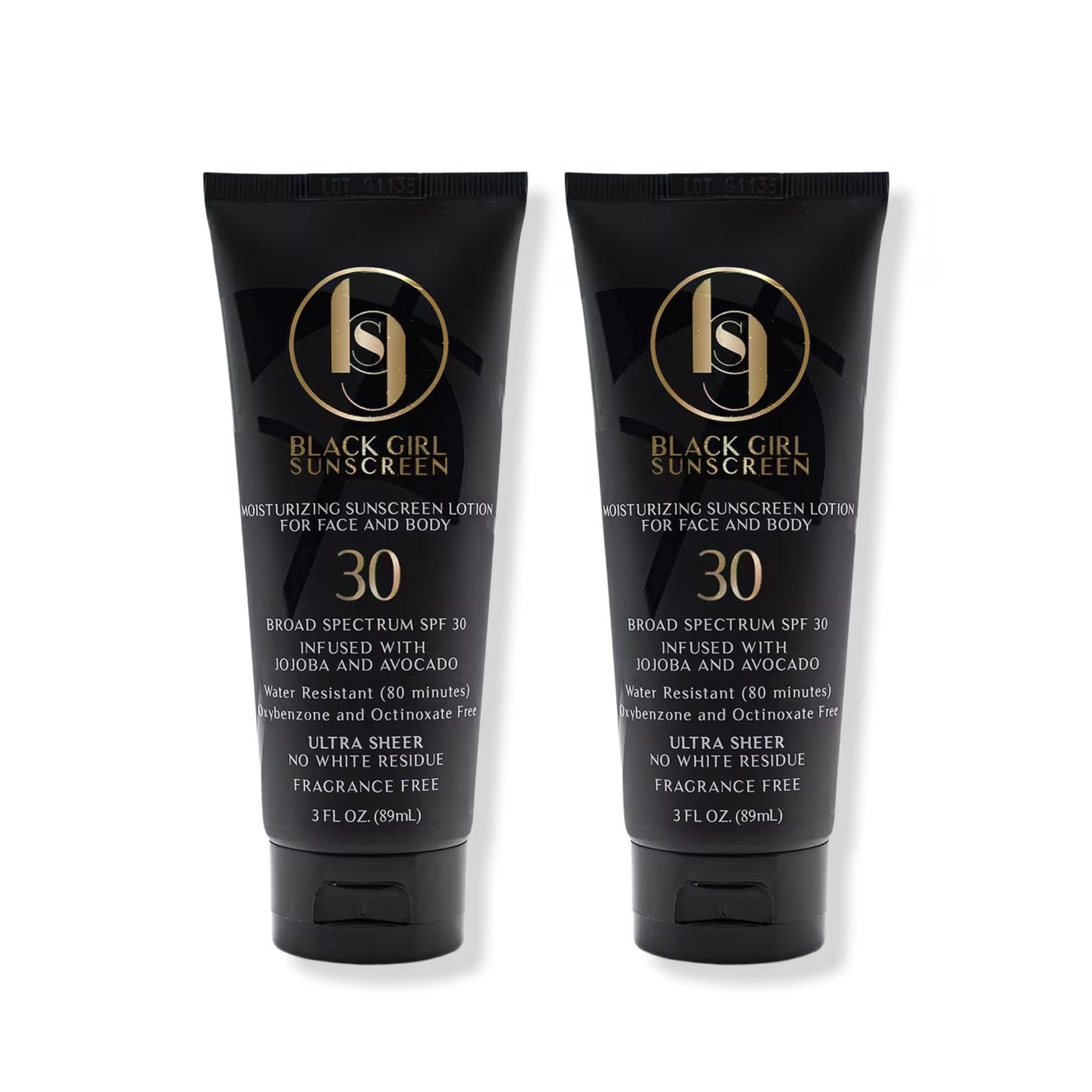 BLACK GIRL SUNSCREEN – protection solaire légère pour le visage et le corps, SPF 30, sans traces blanches.