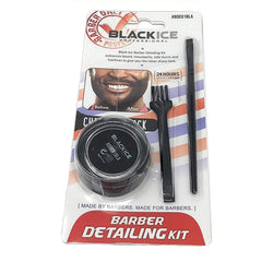 Kit Black Ice Barber Detailing Kit ensemble complet pour barbe et moustache, prêt à l’emploi.
