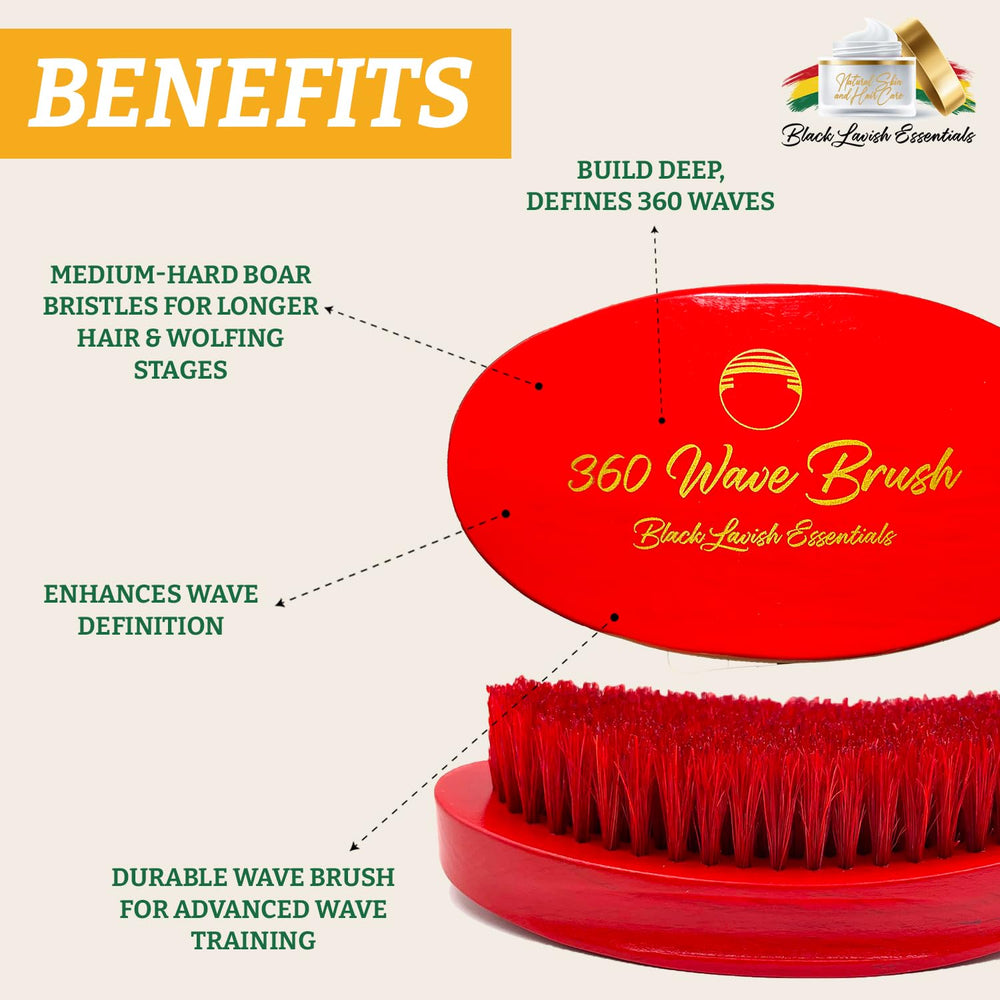 Brosse Black Lavish Essentials sur cheveux mouillés pour guider les follicules.