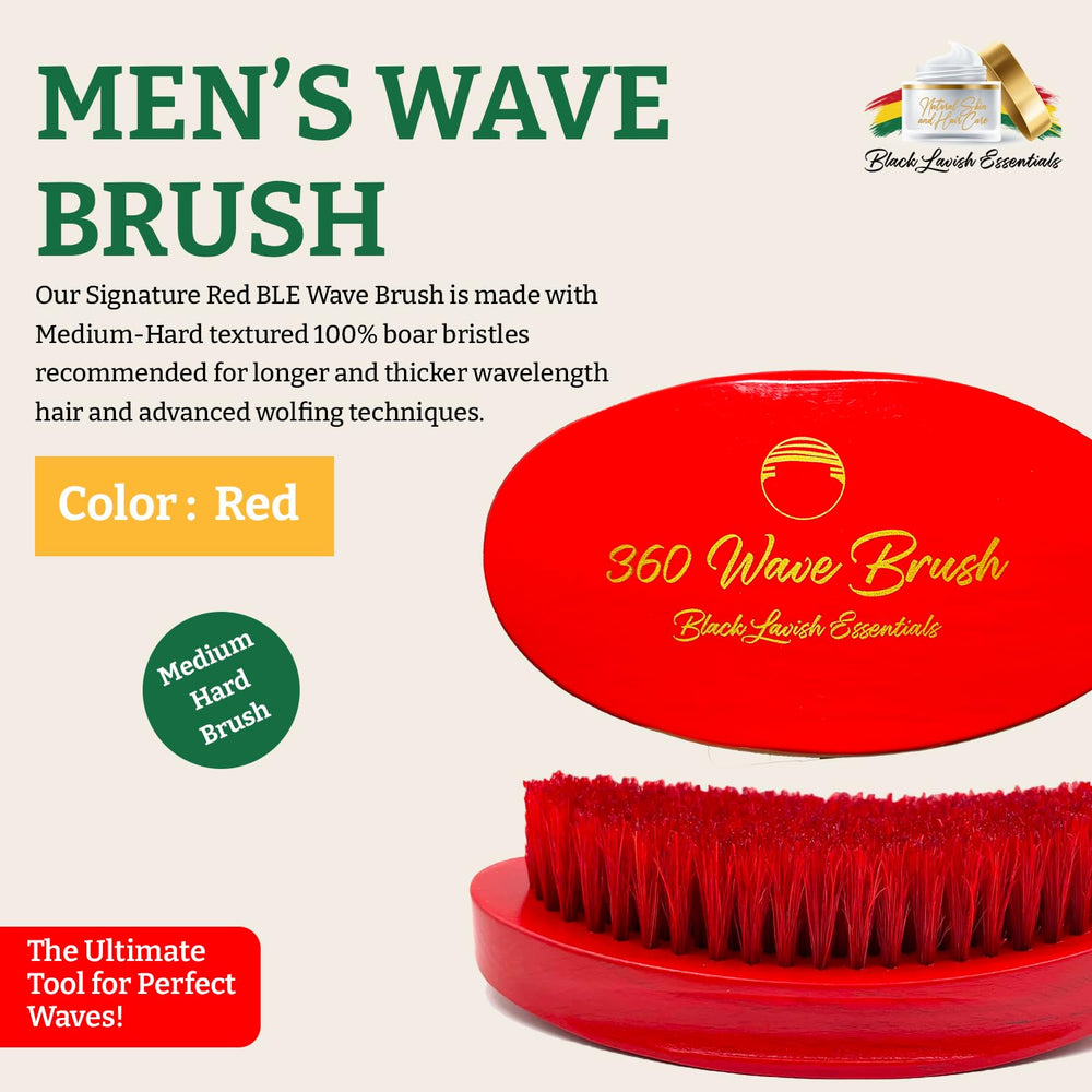 Brosse ergonomique incurvée Black Lavish Essentials offrant une prise en main stable.