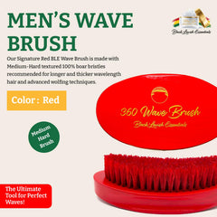 Brosse ergonomique incurvée Black Lavish Essentials offrant une prise en main stable.