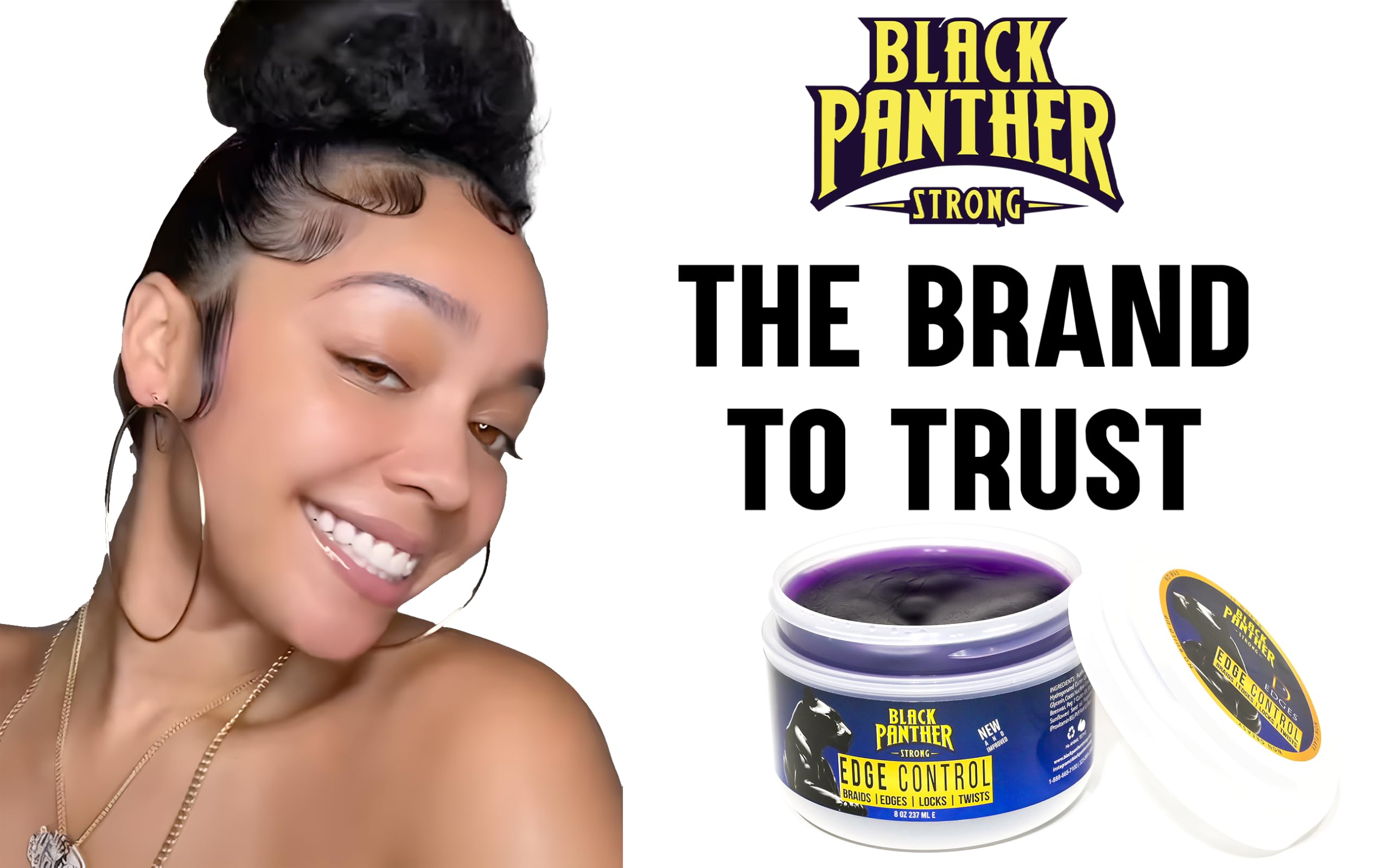 Sûr pour enfants et toute la famille avec BLACK PANTHER STRONG DIAMOND EDGES.