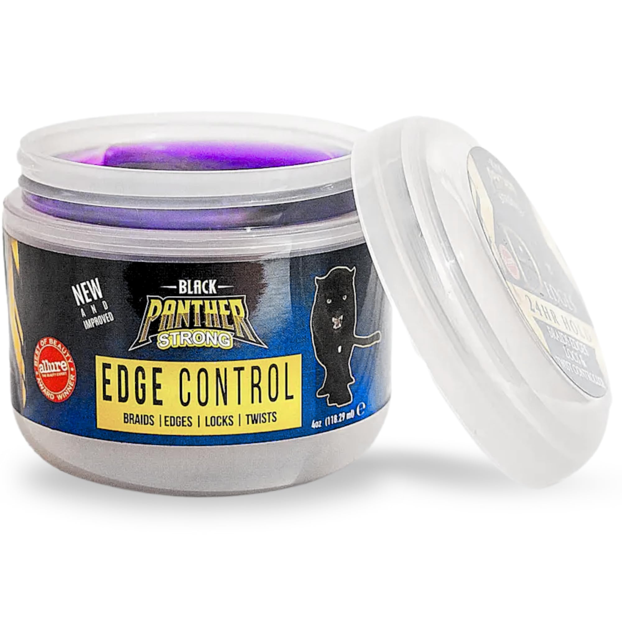 Gel de maintien des bords par BLACK PANTHER STRONG DIAMOND EDGES, application nette et durable.