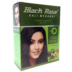 Black Rose Mehndi noir pour cheveux, coloration végétale prête à l’emploi et hydratante.