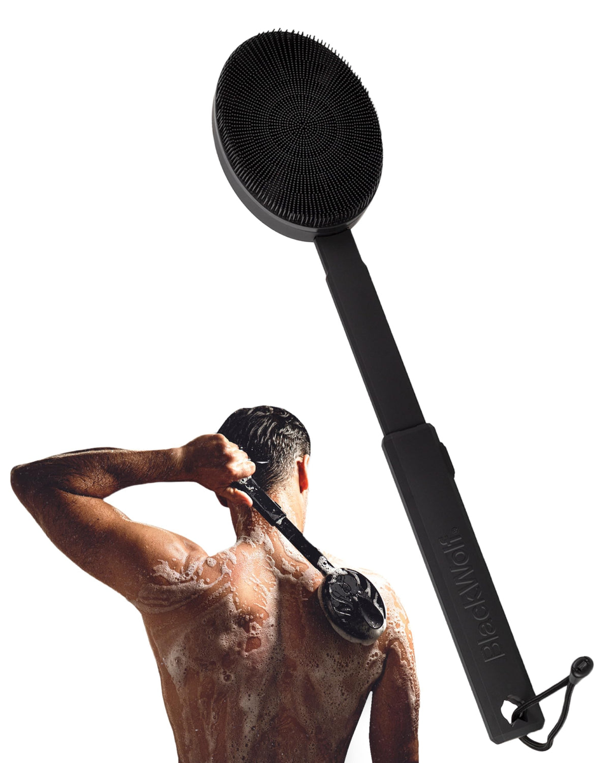 Black Wolf gomme silicone corps avec anse détachable pour un nettoyage en profondeur.