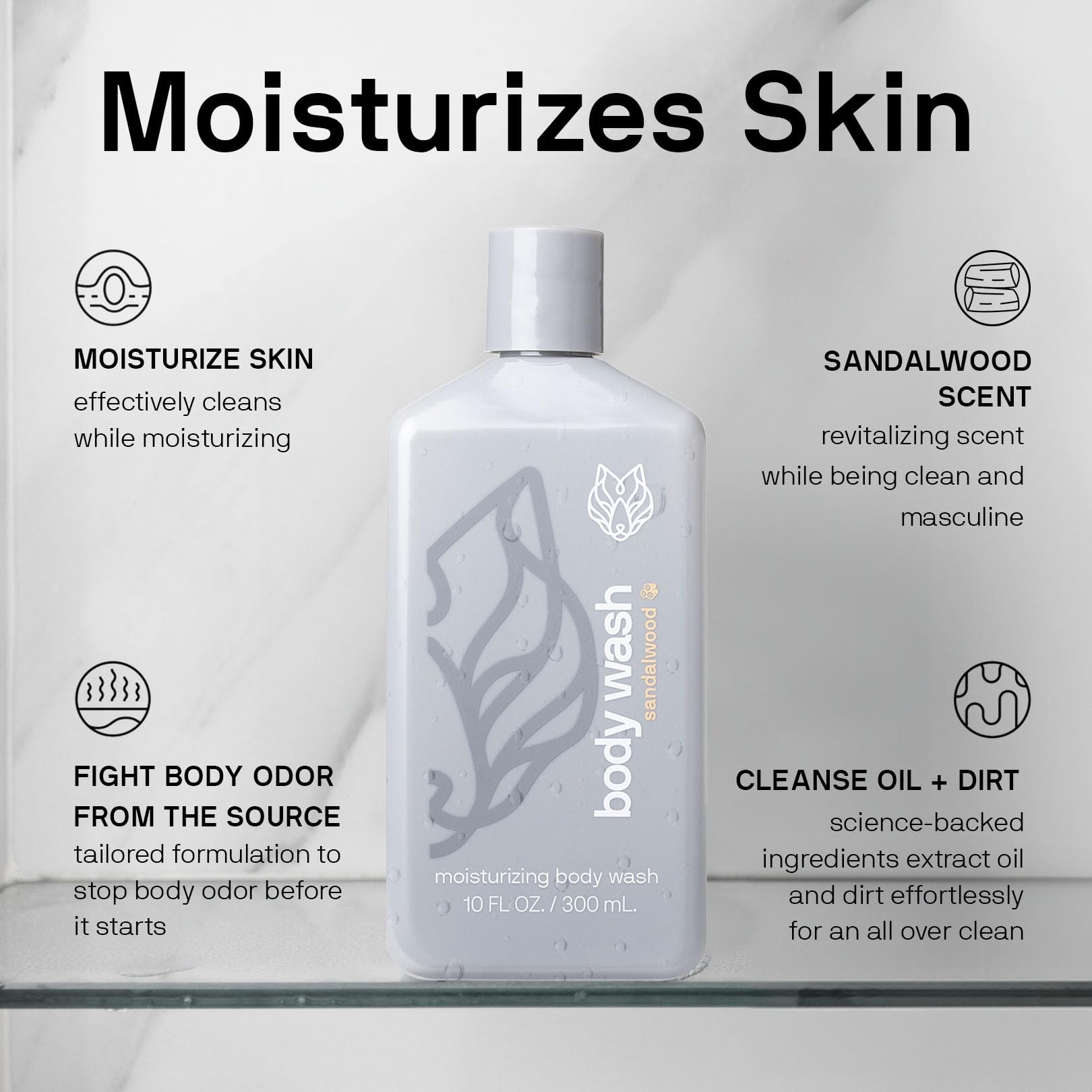 Black Wolf: texture non graisseuse avec huile de jojoba.