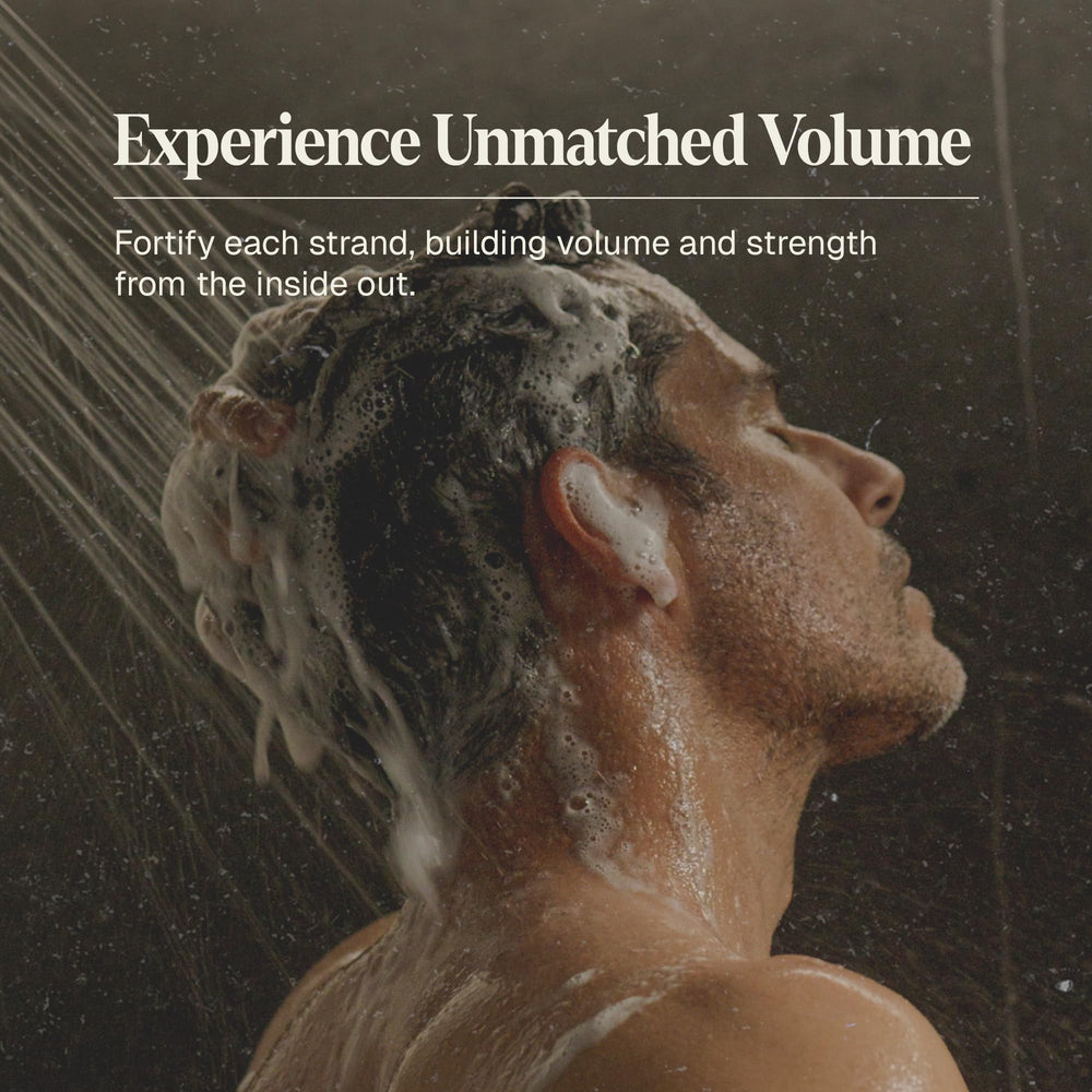 Black Wolf shampoo with keratin and rice protein strengthens strands