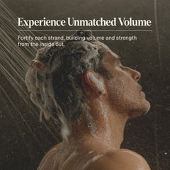 Black Wolf shampoo with keratin and rice protein strengthens strands