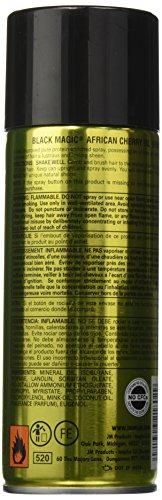 Black Magic Oil Sheen cerise — spray enrichi en protéines pour coiffage facile.