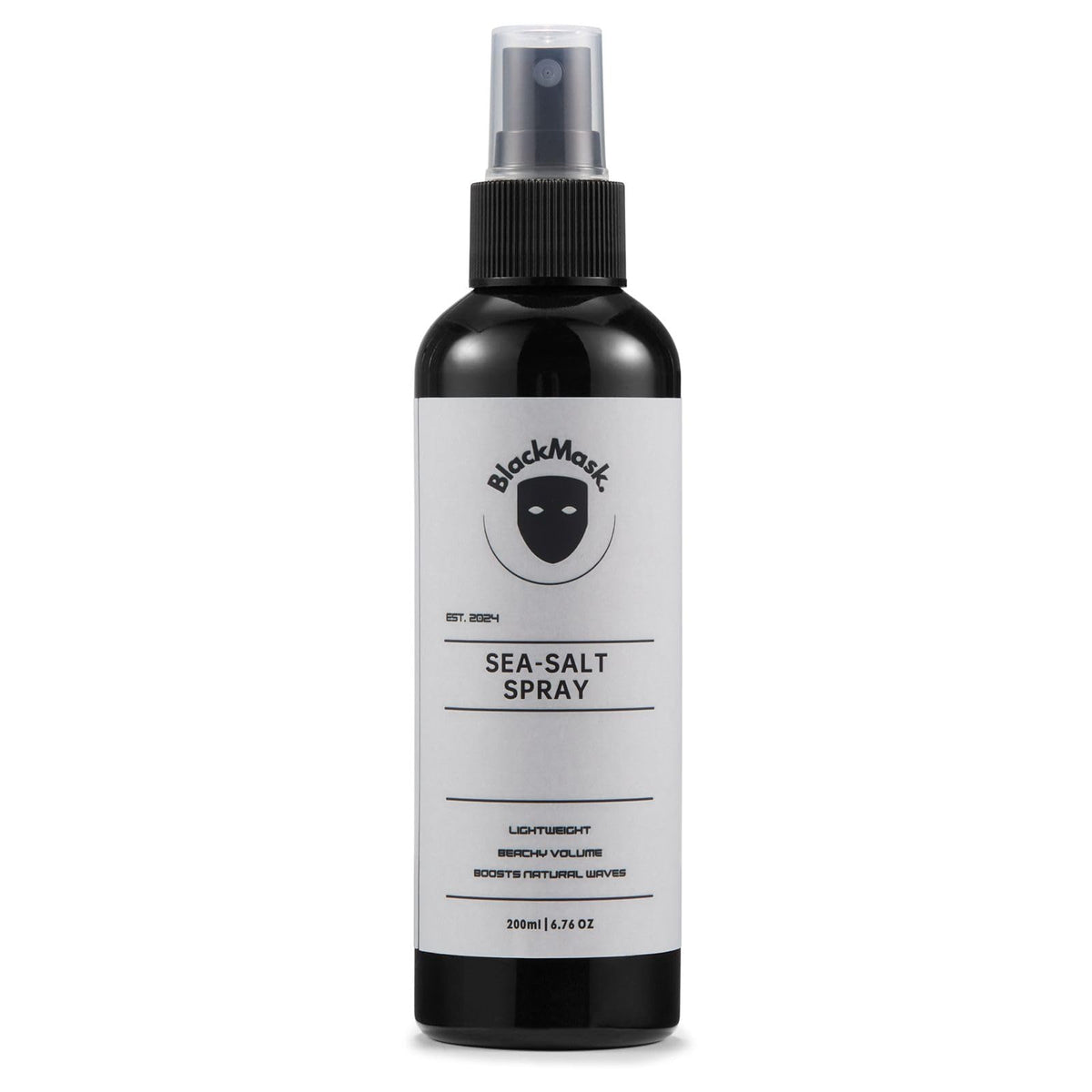 BlackMask spray sel de mer - bouteille pour volume naturel et coiffage léger.
