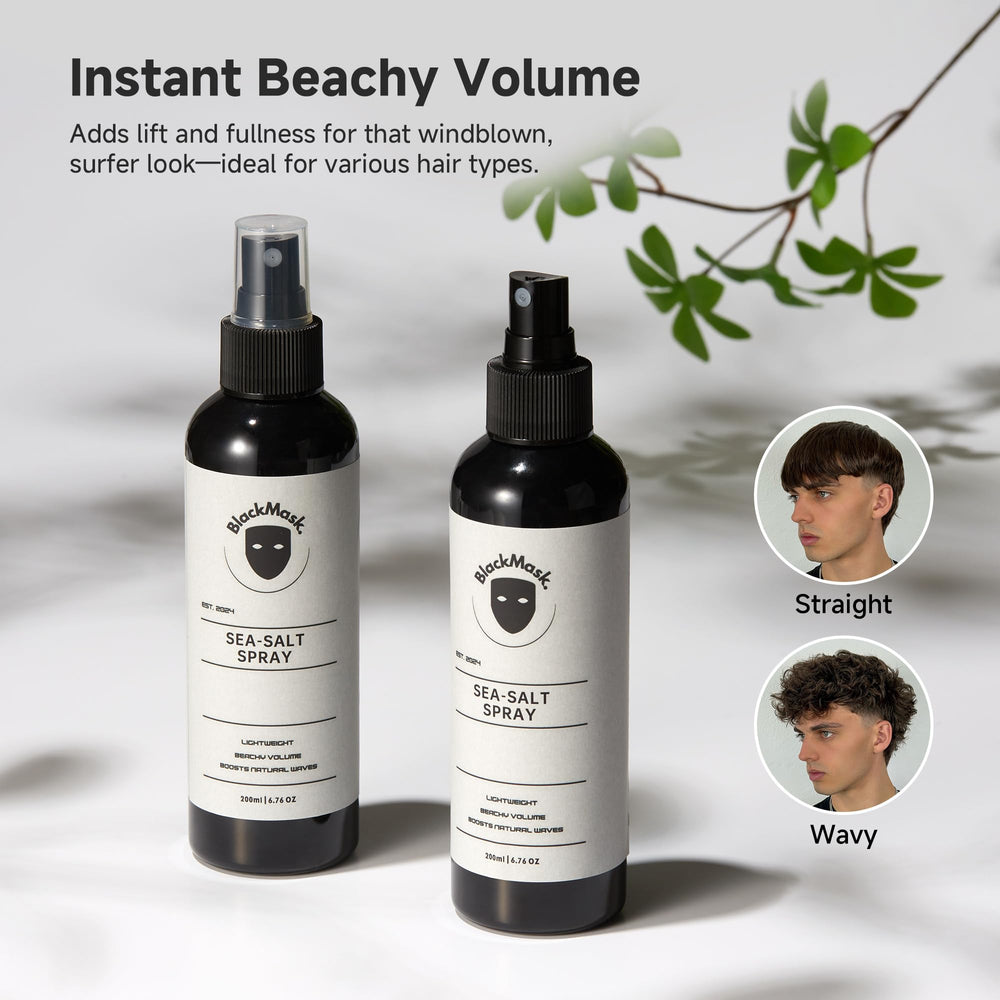 BlackMask spray sel de mer - finition mate et aspect naturel.