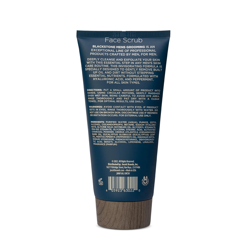 Gel de rasage Blackstone 2-en-1, menthe rafraîchissante et hydratation.