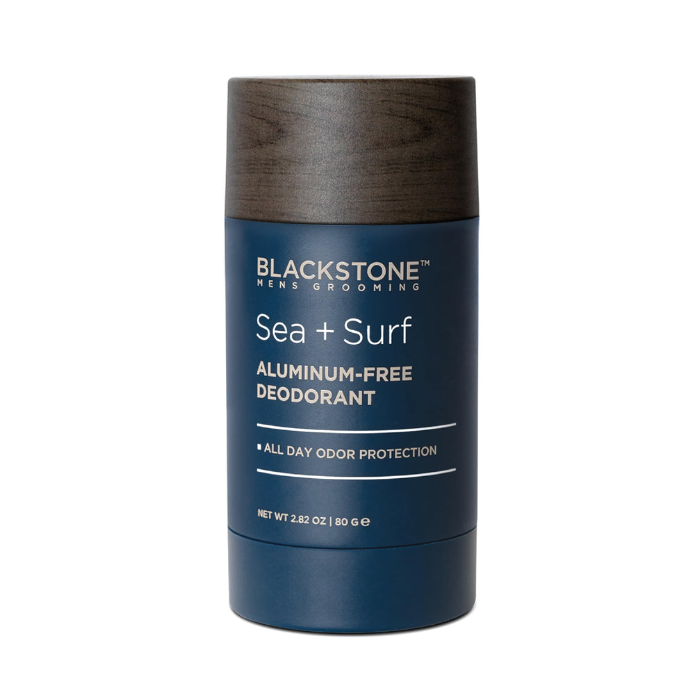 Minimalist Blackstone Sea & Surf deodorant with skin-friendly ingredients