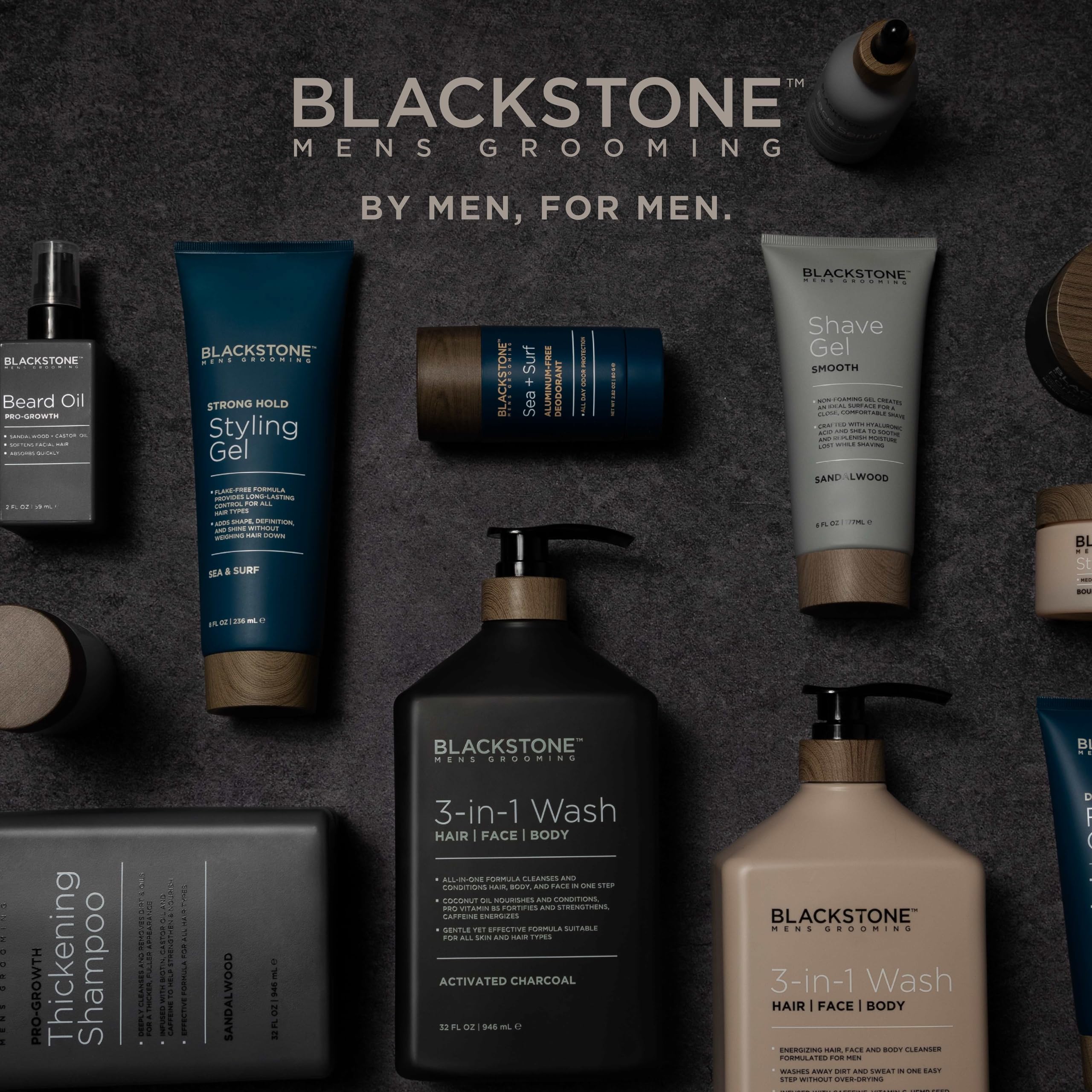 Sensation de fraîcheur menthe Blackstone après le soin.