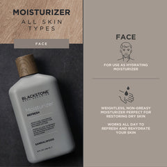 Blackstone Texture légère – crème visage qui laisse un fini mat.