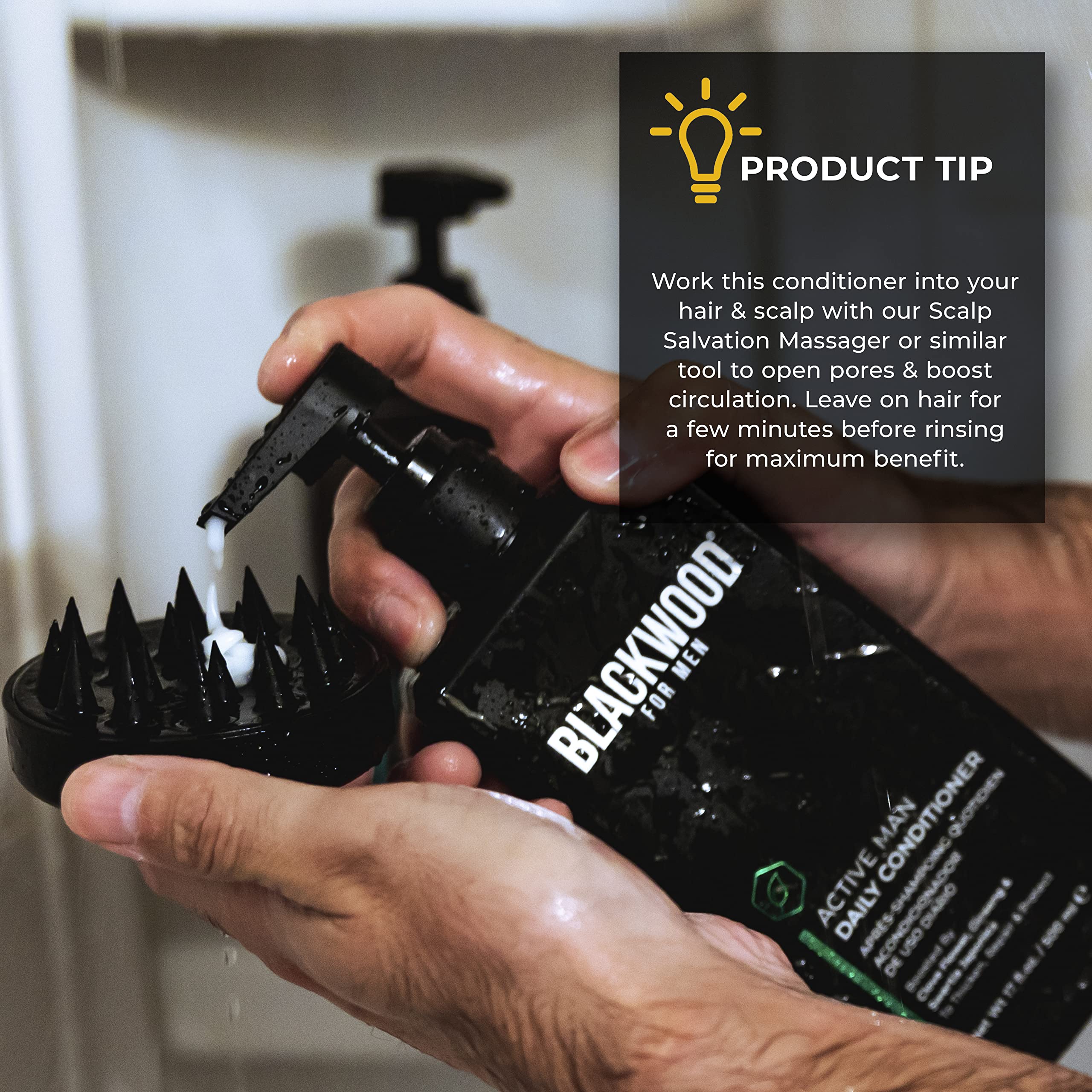 Protection anti-pollution et antioxydants Blackwood For Men: vitamine C et arginine.