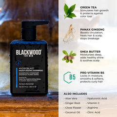 Blackwood For Men Hydroblast – arôme gingembre et aloe vera pour une sensation rafraîchissante.