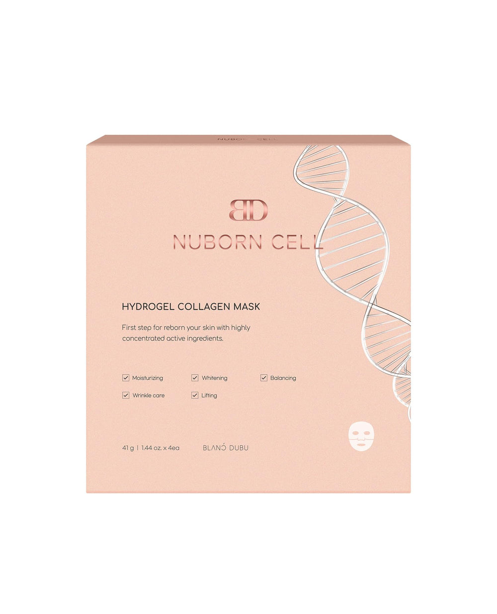 BLANC DUBU Nuborn Cell Hydrogel Masque soin hydratant quotidien