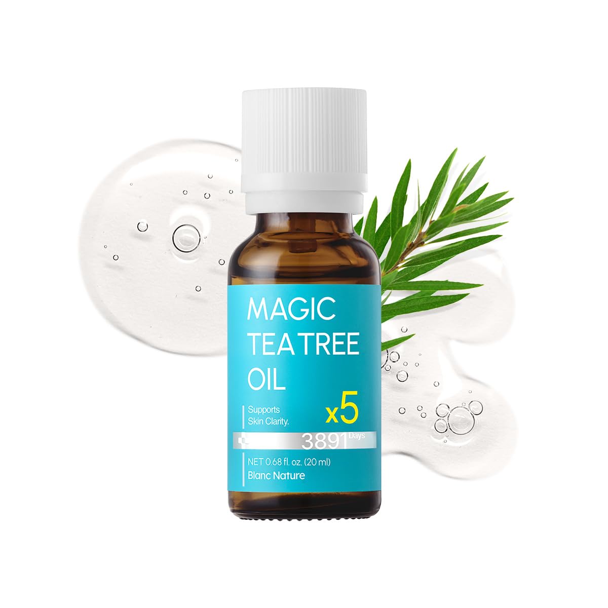 BLANC NATURE soin ciblé pour peau grasse et sensible sur zones concernées.
