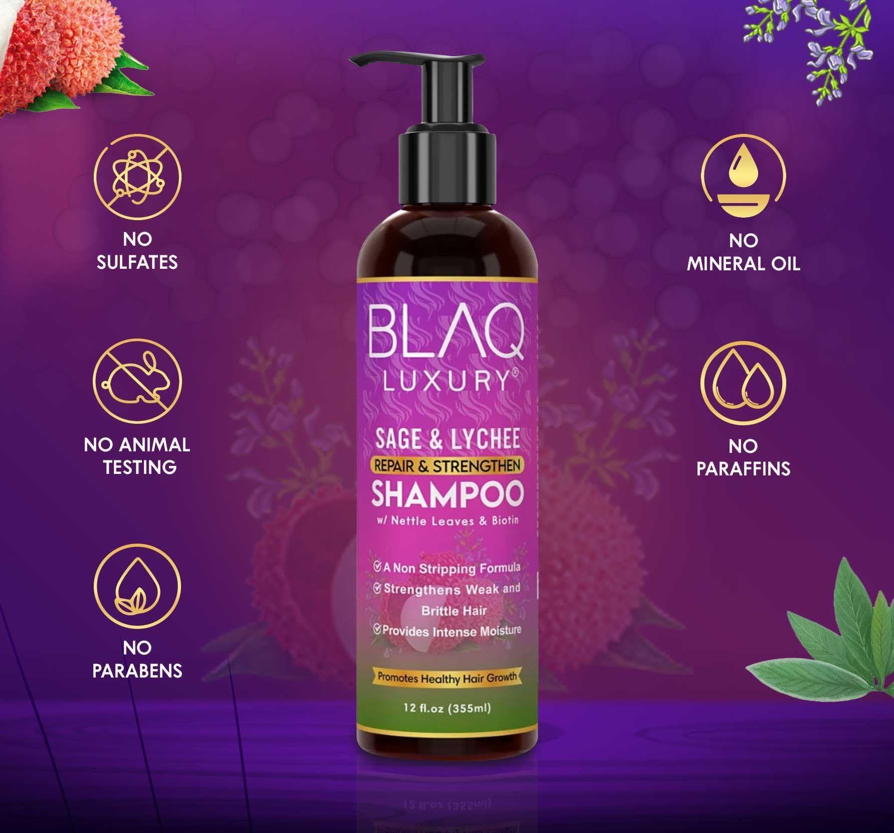 Emballage élégant et formule sans sulfates adaptée aux cheveux colorés.