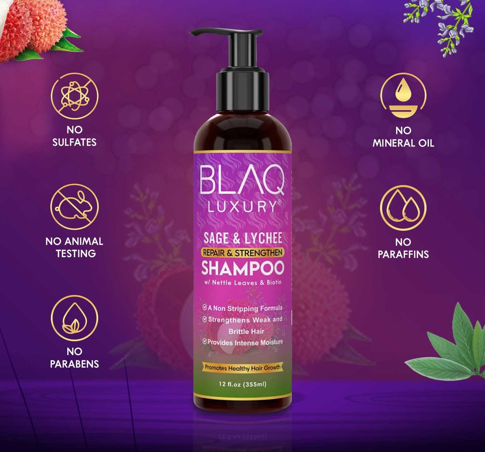 Emballage élégant et formule sans sulfates adaptée aux cheveux colorés.