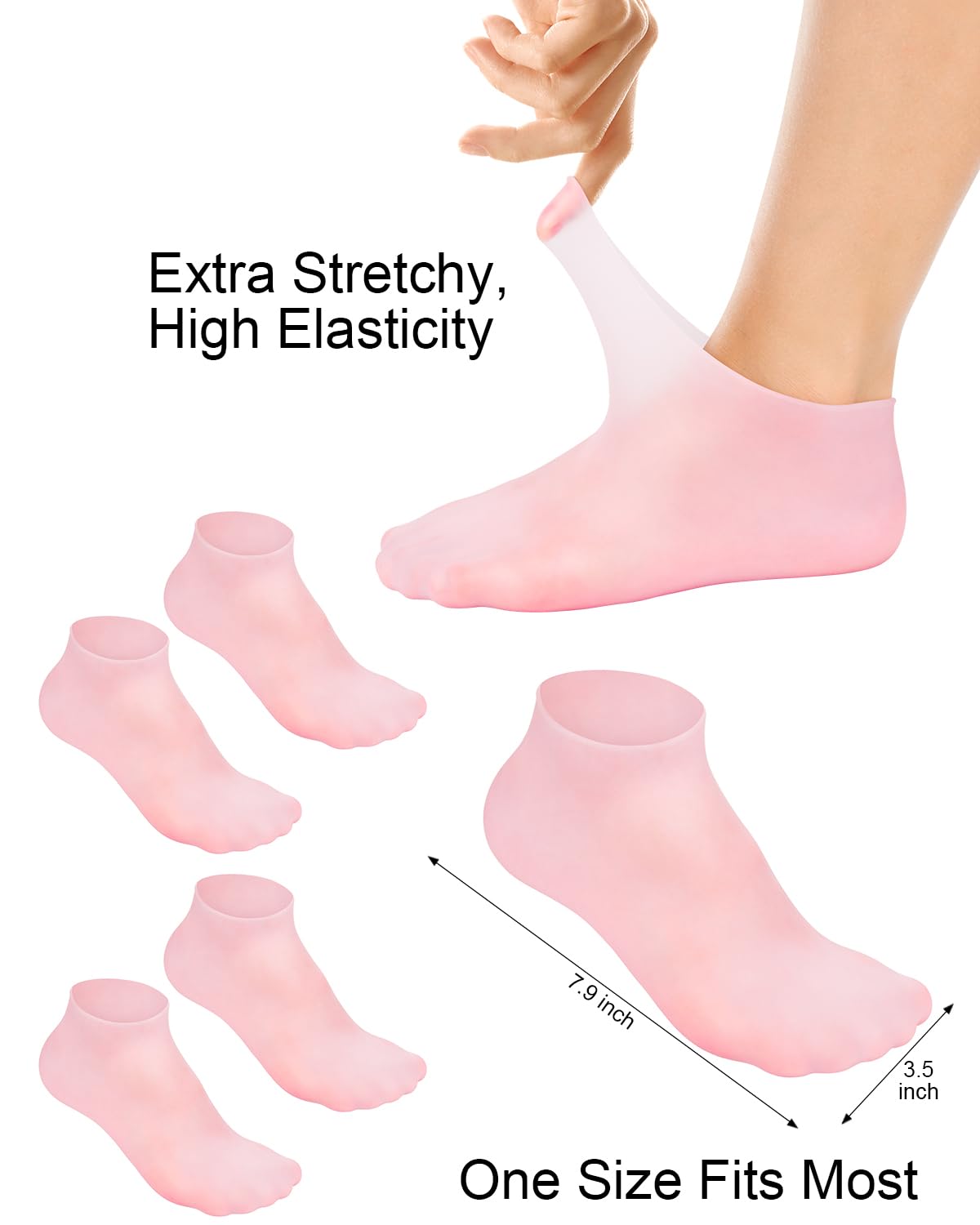 BLATOWN chaussettes silicone antiderapantes, sécurité lors de la marche