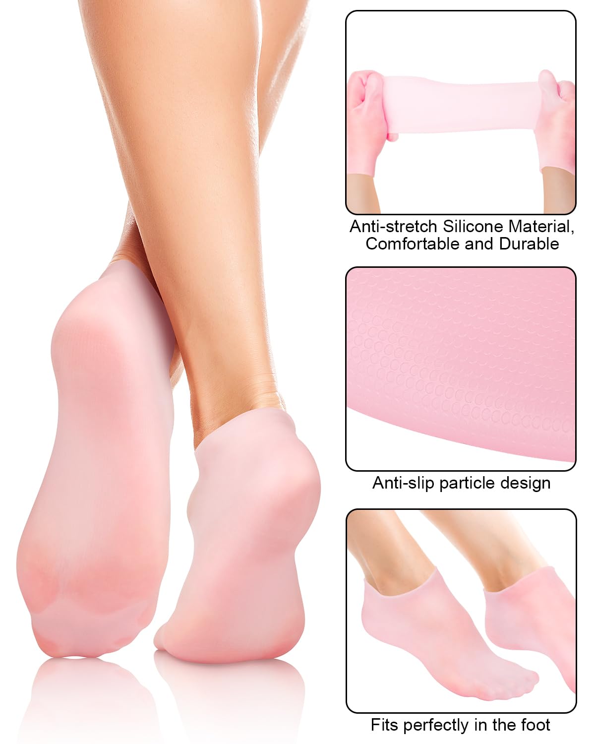 BLATOWN chaussettes silicone apres-pedicure, soin accessible a domicile