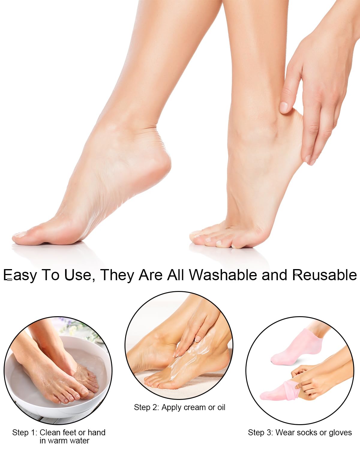 BLATOWN chaussettes silicone lavables et reutilisables, economie durable