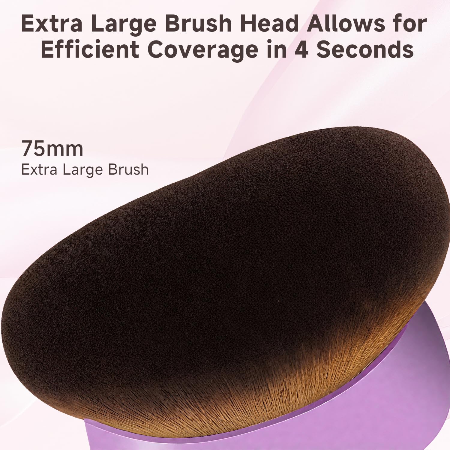 Brins synthetiques doux Blend & Blur, sans irritation.