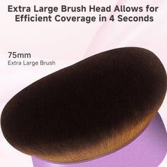 Brins synthetiques doux Blend & Blur, sans irritation.
