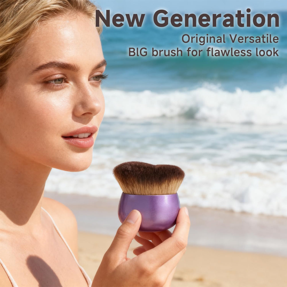 Tete large et ergonomique Blend & Blur, couvrance rapide sur jambes et bras.
