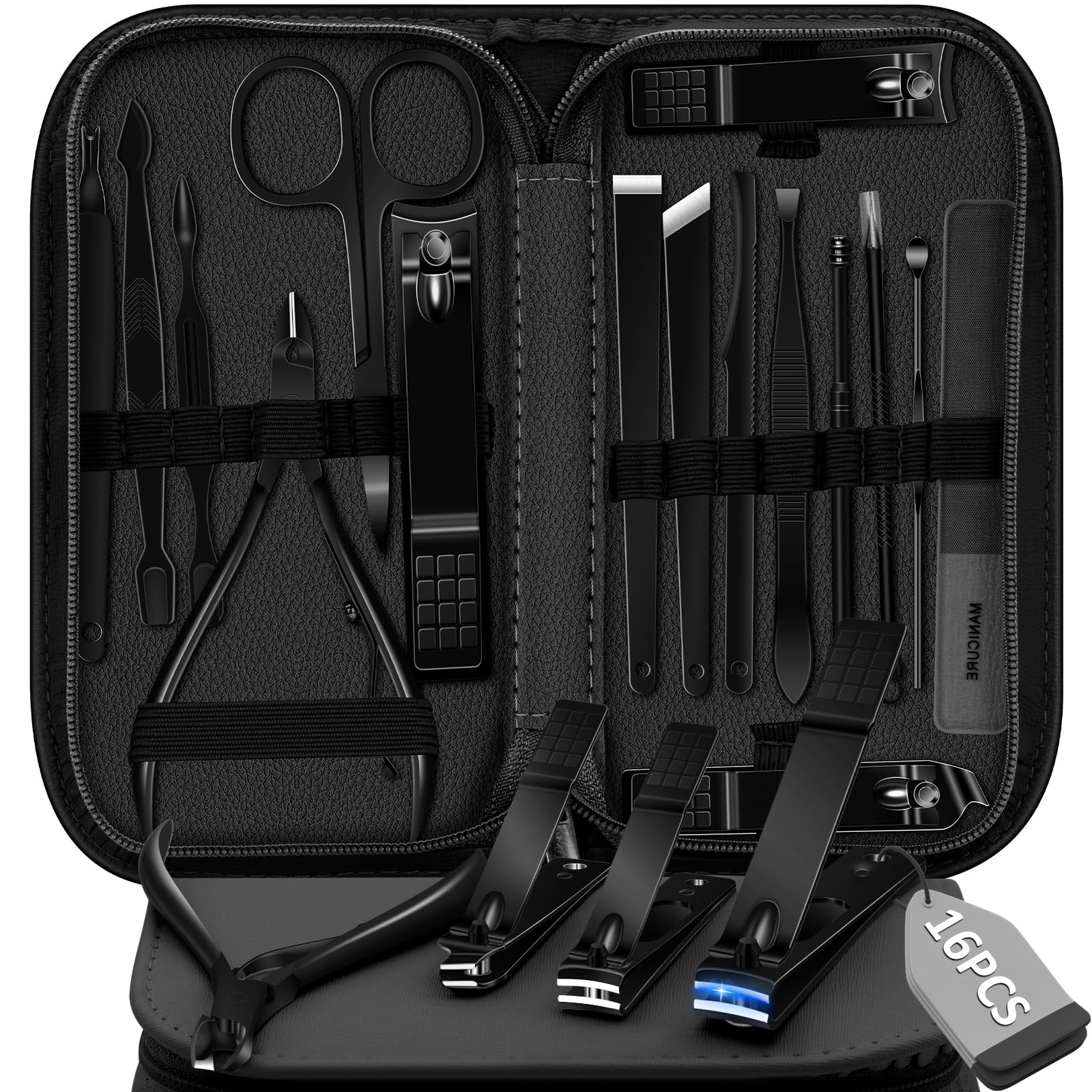Set de manucure 16 en 1 BLESWIN pour soins à domicile.