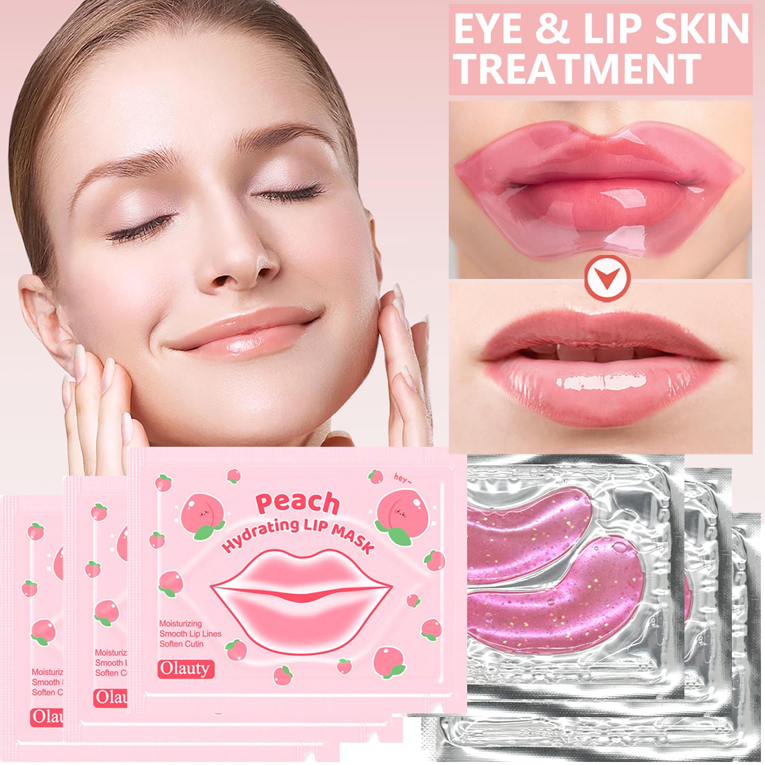 Masque lèvres BliBling goût pêche et parfum léger.
