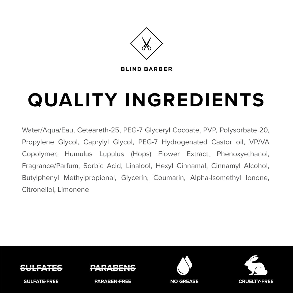 Blind Barber 101 Proof: format pratique 75 g, parfait pour le voyage.