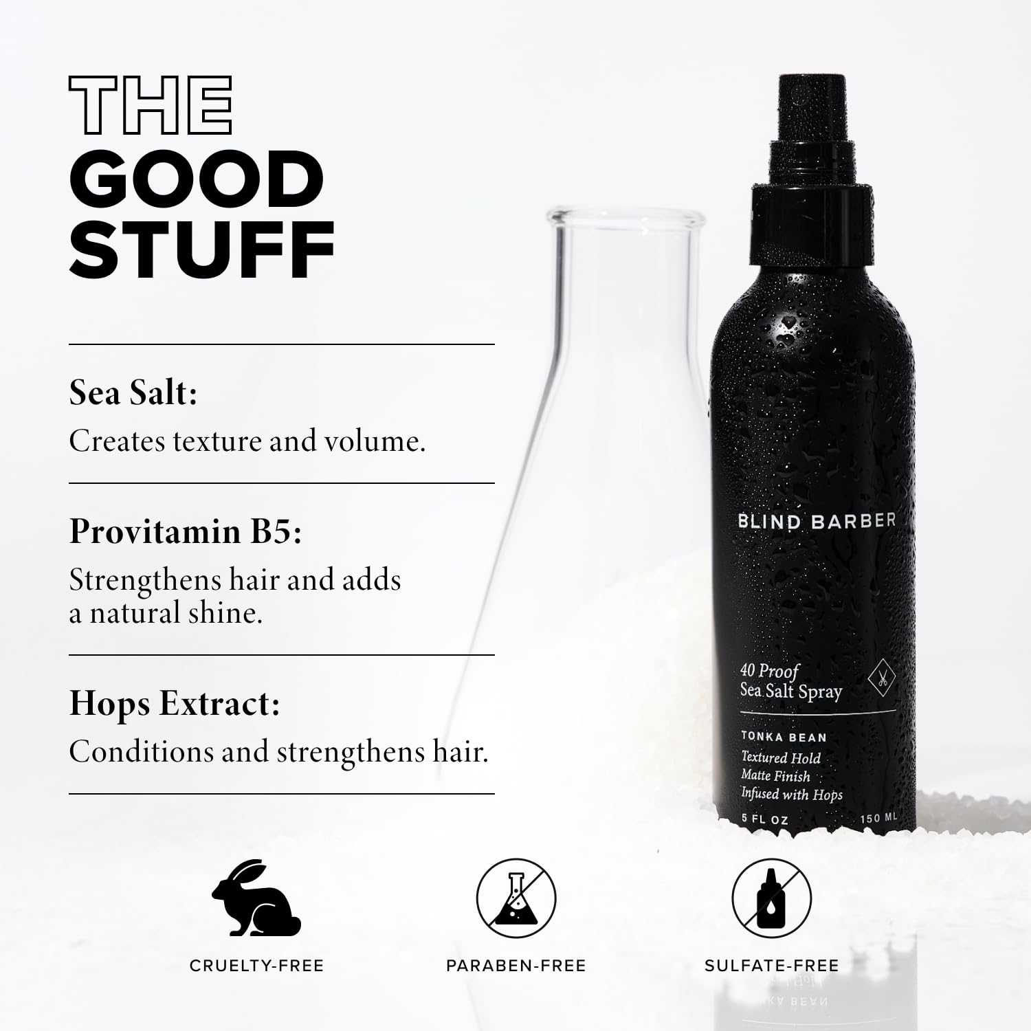 Texture-definition with Blind Barber sea salt spray